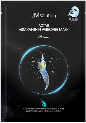 JMSolution~Антиоксидантная тканевая маска с астаксантином~Active Astaxantine Agecare Mask Prime