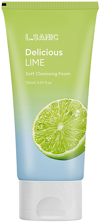 LSanic~Очищающая пенка с экстрактом лайма~Delicious Lime Soft Cleansing Foam