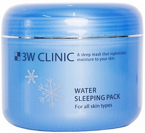 3W CLINIC~Увлажняющая маска ночного действия~Water Sleeping Pack