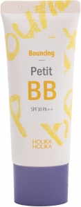 Holika Holika~Легкий BB крем с экстрактом черной икры и коллагеном SPF30 PA++~Petit BB Bounсing