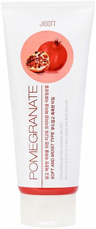 Jigott~Премиум Гель-пилинг с экстрактом граната~Premium Facial Pomegranate Peeling Gel